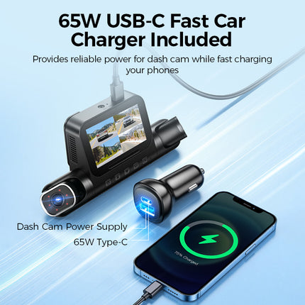 <tc>AZDome M660 Max 4CH 128 GB 4K WiFi GPS 360-Grad-Dashcam</tc>