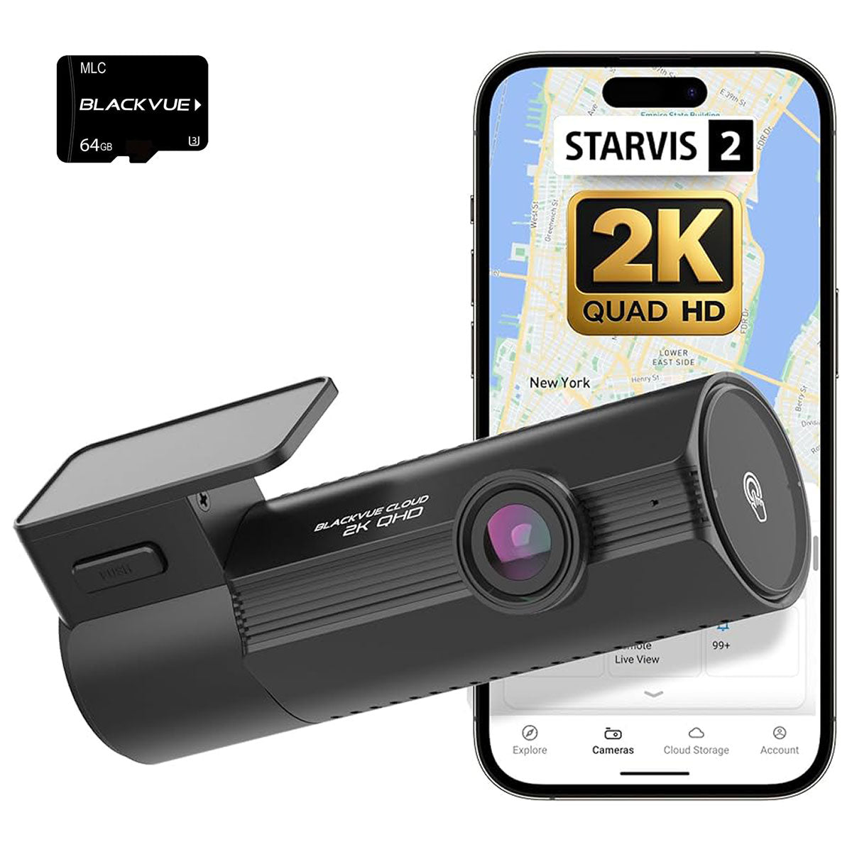 <tc>BlackVue Elite 8 1CH 2K Cloud WiFi GPS 64 GB</tc>
