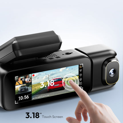 Botslab G980H Pro 3CH 4K Wifi GPS 128gb Dashcam