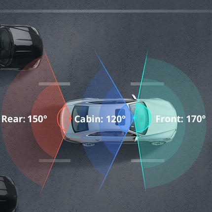 Botslab G980H Pro 3CH 4K Wifi GPS 128gb Dashcam