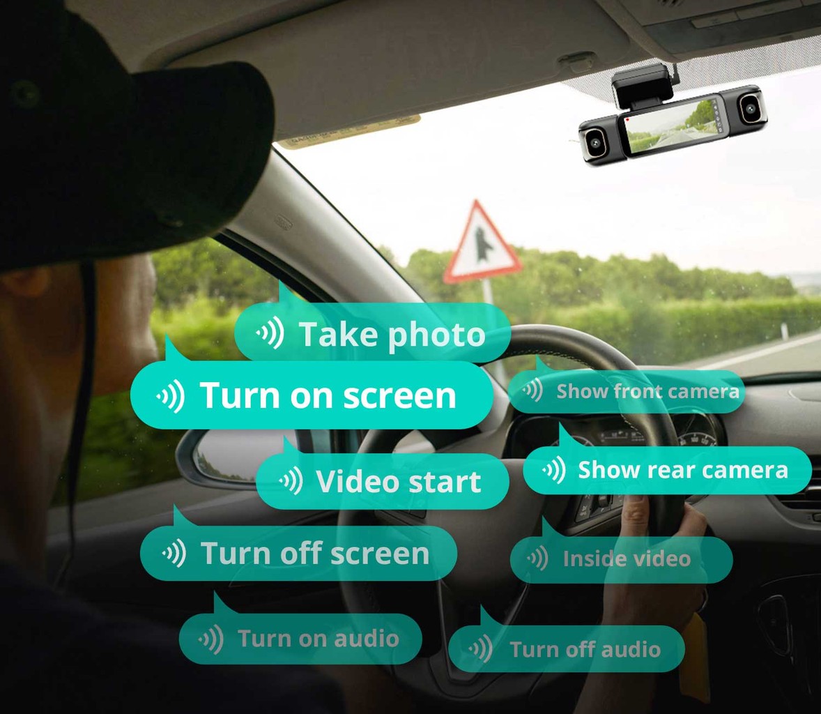 Botslab G980H 4CH 4K WiFi GPS 128 GB 360-Grad-Dashcam
