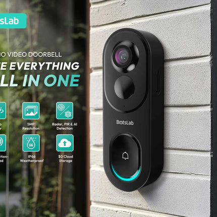 Botslab R810 5MP Panorama 180 Grad Video Türklingel