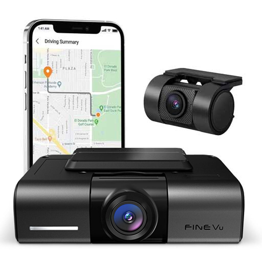 FineVu GX4K 2CH 4K Wifi GPS 32gb Dashcam