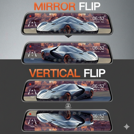 Wolfbox G900 Pro 4K Wifi GPS 128gb Mirror Dashcam