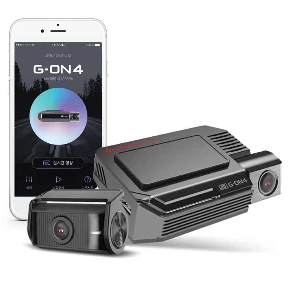 Gnet G-ON4 Pro 2CH 4K Cloud Wifi GPS 64GB Dashcam
