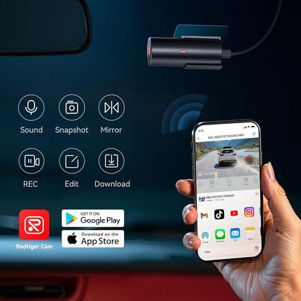 <tc>Redtiger F11 4K 1CH WiFi 32 GB Dashcam</tc>