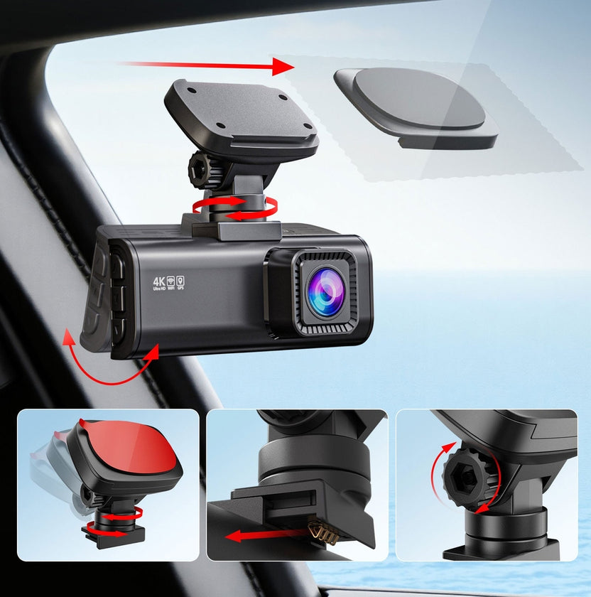 Redtiger F7N 4K Wifi GPS 2CH 64gb Dashcam