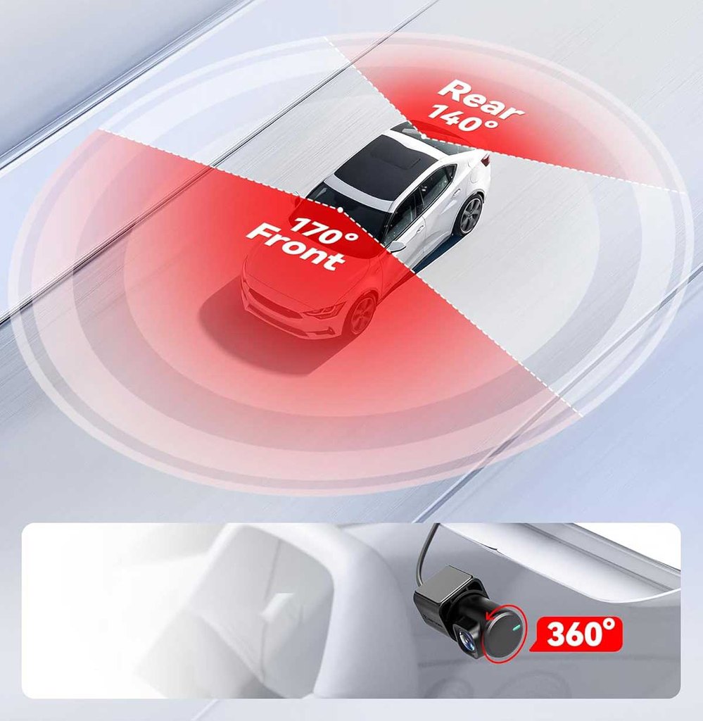 Redtiger F7N 4K Wifi GPS 2CH 64gb Dashcam
