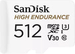 SanDisk 512 GB High Endurance U3 V30 microSD-Karte