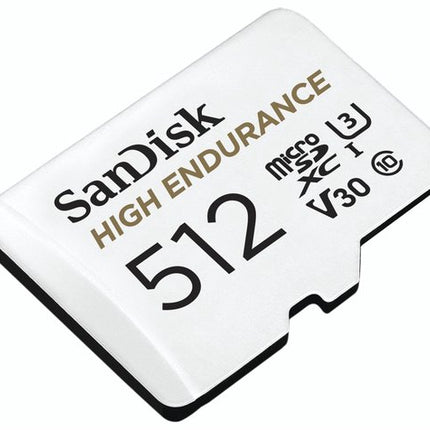 <tc>SanDisk 512 GB High Endurance U3 V30 microSD-Karte</tc>