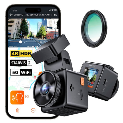 Vantrue E1 Pro Cloud 4K Wifi GPS Dashcam