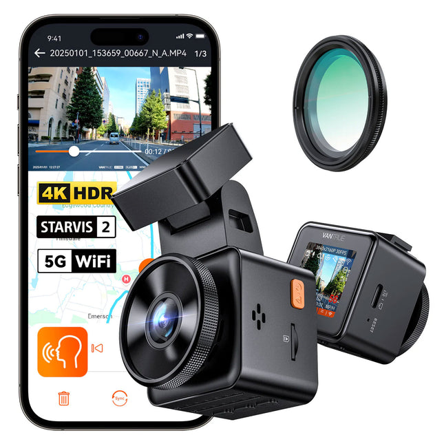 Vantrue E1 Pro Cloud 4K Wifi GPS Dashcam
