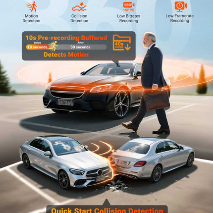 Vantrue N5S Cloud 2K 4CH Wifi GPS 360-Grad Dashcam