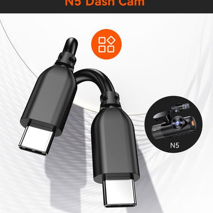 <tc>Vantrue N5 / N5S 15-Meter-Kabel für die Rückfahrkamera</tc>