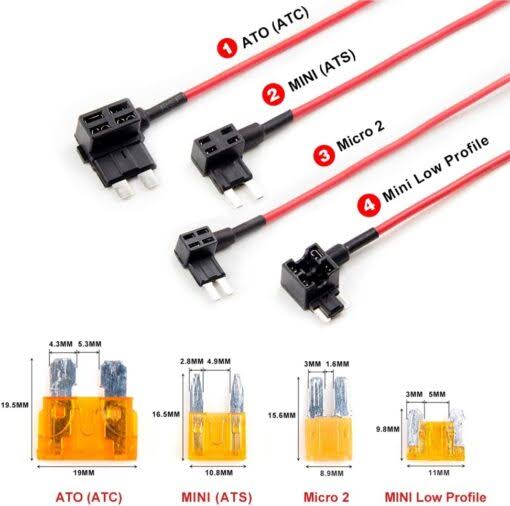 Viofo HK4 Hardwire Kit USB-C 3-Draht