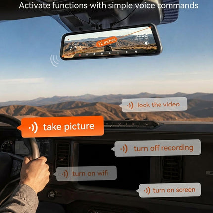 <tc>Wolfbox</tc> G900 Core 4K <tc>Wifi</tc> GPS-Spiegel <tc>Dashcam</tc>