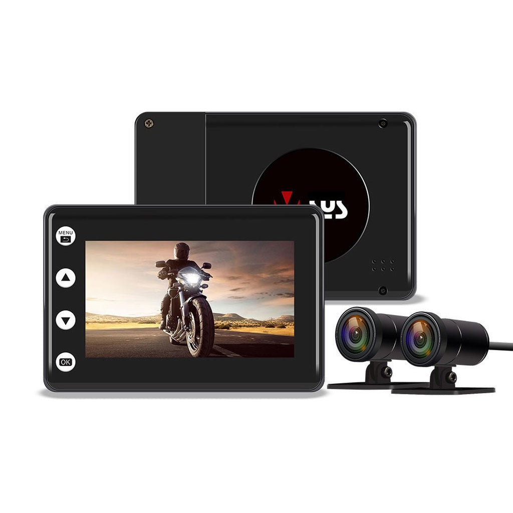Motocam A2X WiFi 2CH Dual Motorrad Dashcam