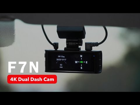 Redtiger F7N 4K Wifi GPS 2CH 64gb Dashcam
